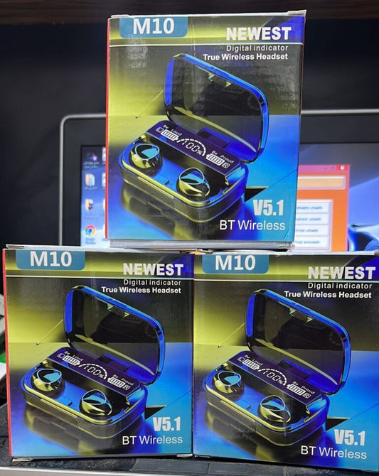Audífonos M10 TWS Pro - Inalámbricos con Pantalla LED Inteligente