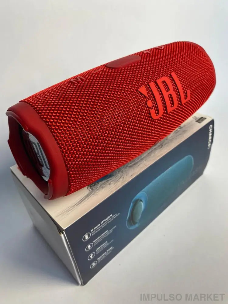 Parlante Portátil JBL Charge 5 - Potencia Calidad de Sonido y Resistencia - ROJO - Otro
