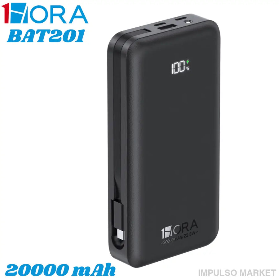Power Bank 20.000 mAh - carga rápida 22.5W
