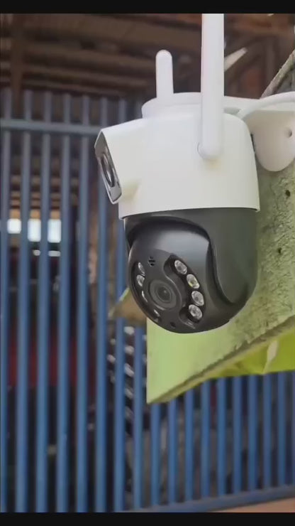 Cámara de Seguridad 2 en 1 con Visión 360°